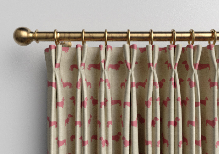 Emily Bond Peggy, Raspberry - Made to Measure Curtains - Image 10